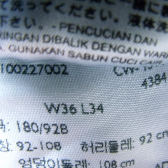 Levi's 501 Button Fly Straight Leg Jeans 36X34 - Picture 6 of 6